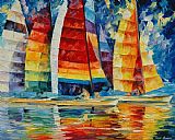Leonid Afremov Sea Regatta