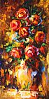 Leonid Afremov Summer Roses
