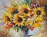 Leonid Afremov Sun Flowers
