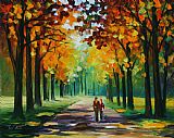 Autumn Prints - Sunny Autumn by Leonid Afremov