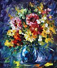 Surreal Prints - Surreal Flowers by Leonid Afremov