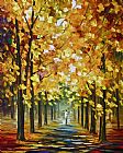 Leonid Afremov The Gold Of Fall