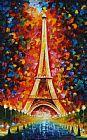 Leonid Afremov Torre Eiffel