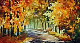 Leonid Afremov Under The Gold Arch