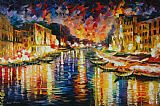 Venice Prints - Venice Grand Canal by Leonid Afremov