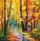 Leonid Afremov Wet Path