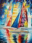 Leonid Afremov Wind In Sails