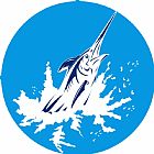 Collection 10 Blue Marlin circle