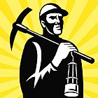 Collection 10 Coal miner with pickax