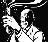 Collection 10 Crazy Mad Scientist Test Tube