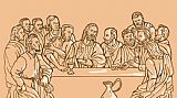 The Last Supper Prints - last supper of Jesus Christ by Collection 10