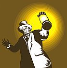 Collection 10 Man Wearing Top hat And Holding Lantern