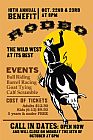 Collection 10 Rodeo Cowboy Riding Bull Poster