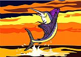 Collection 10 Sailfish Jumping retro