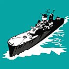 Collection 10 World War Two Battleship Warship Cruiser Retro