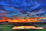 Collection 14 Sunset over The Golf Course