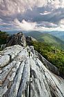 Collection 3 Dramatic Blue Ridge Mountain Scenic painting