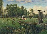 Constant-Emile Troyon A Pasture in Normandy painting