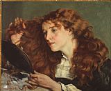 Courbet, Gustave Jo, The Beautiful Irish Girl painting