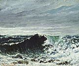 Courbet, Gustave The Wave painting