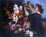 Courbet, Gustave Trellis painting