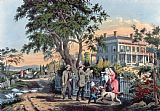 Currier and Ives After the Hunt painting