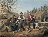 Eastern Point Prints - Arguing the Point by Currier and Ives