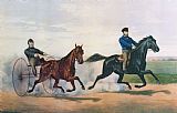 Currier and Ives Flora Temple And Lancet Racing On The Centreville Course