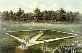Currier and Ives The American National Game of Baseball Grand Match at Elysian Fields