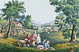 Currier and Ives The Four Seasons of Life Childhood