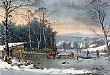 Currier and Ives Winter in the Country