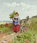 Daniel Ridgway Knight French Peasants on a Path