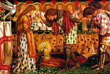 Dante Gabriel Rossetti How Sir Galahad, Sir Bors And Sir Percival Were Fed with The Sanc Grael; But Sir Percival's Sister Died by The Way
