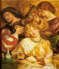 Music Prints - Morning Music by Dante Gabriel Rossetti