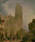 West Prints - West Front of Notre Dame by David Roberts