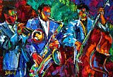 Jazz Unit Prints - Blue Jazz by Debra Hurd