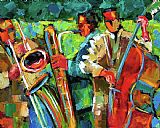 Jazz Unit Prints - Jazz in the Garden by Debra Hurd