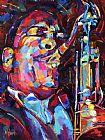 Jazz Unit Prints - Jazz Trane by Debra Hurd