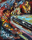 Jazz Unit Prints - Jazz Tunes by Debra Hurd