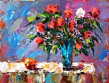 Debra Hurd Roses And A Peach