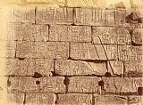 Despoineta (close Up View of Hieroglyphic Inscriptions And Sculptures (list of The Defeated Nations), Karnak)