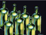 Diana Ong Wine Bottles painting