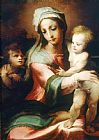 Infant Prints - Madonna And Child with Infant John The Baptist by Domenico Beccafumi