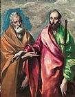 Domenikos Theotokopoulos, El Greco Saint Peter And Saint Paul