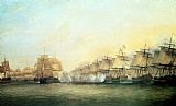 French Prints - The fourth action off Trincomalee between the English and the French by Dominic Serres