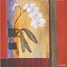 don li leger Orchid Lines I painting