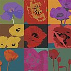 don li leger Pop Poppies painting