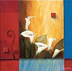 don li leger Tranquil Garden painting