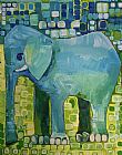 Donna Howard Blue Elephant