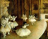 Edgar Degas Ballet Rehearsal on Stage